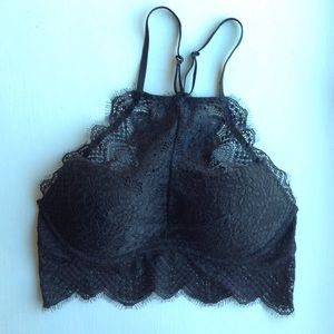 PINK Victoria's Secret Eyelash Lace Push-Up Bra